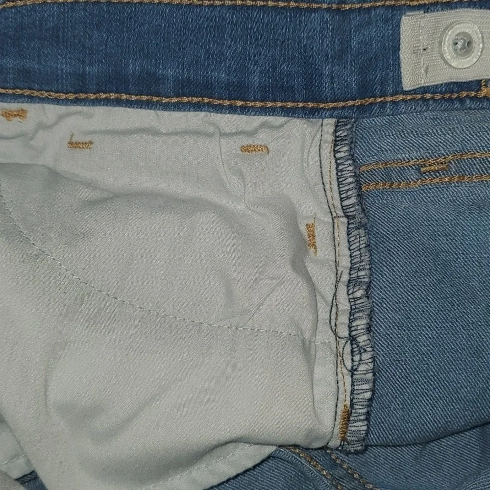 Old Navy Light Blue Denim Shorts Youth Girls Size‎ 14 Regular Adjustable Waist